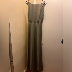 Sage Green BHLDN Bridesmaid Dress